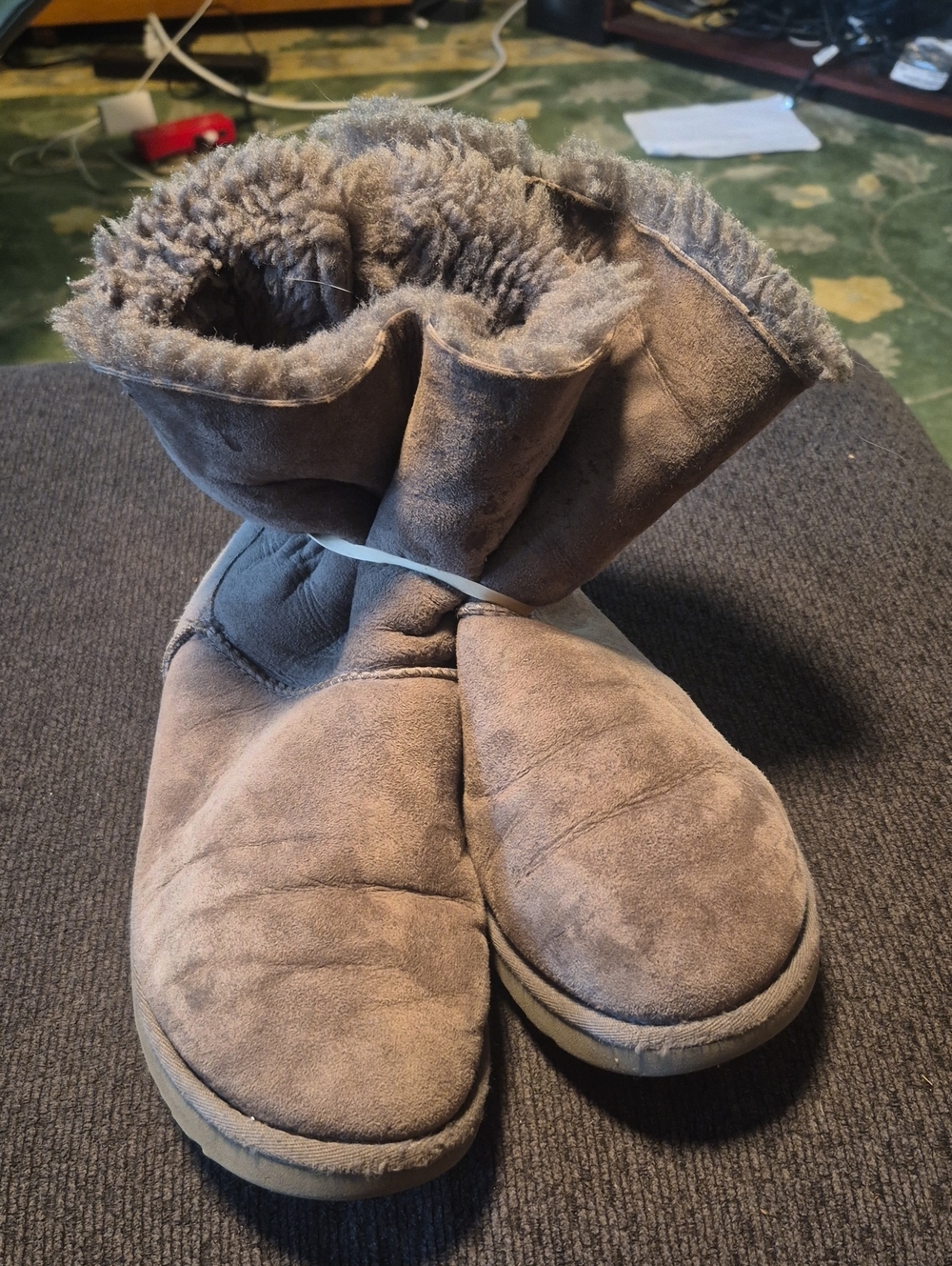 UGG Women's Short Shearling-Lined Winter Boots - Taupe